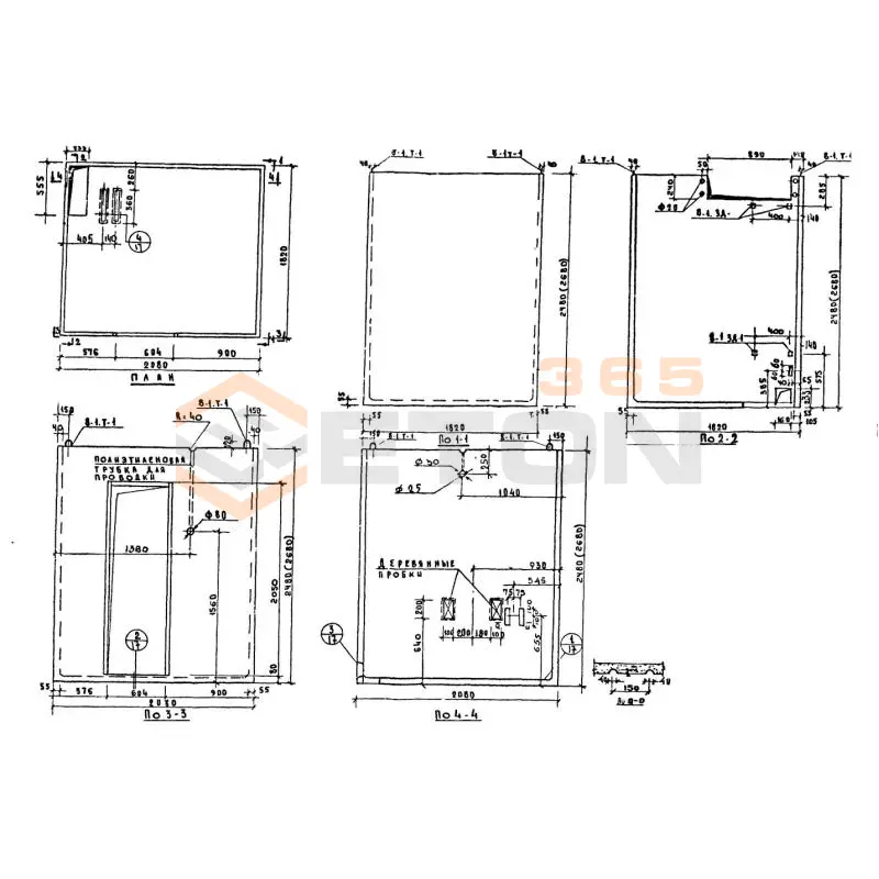 Санитарно-технические кабины Серия 75 СК 20-28 л