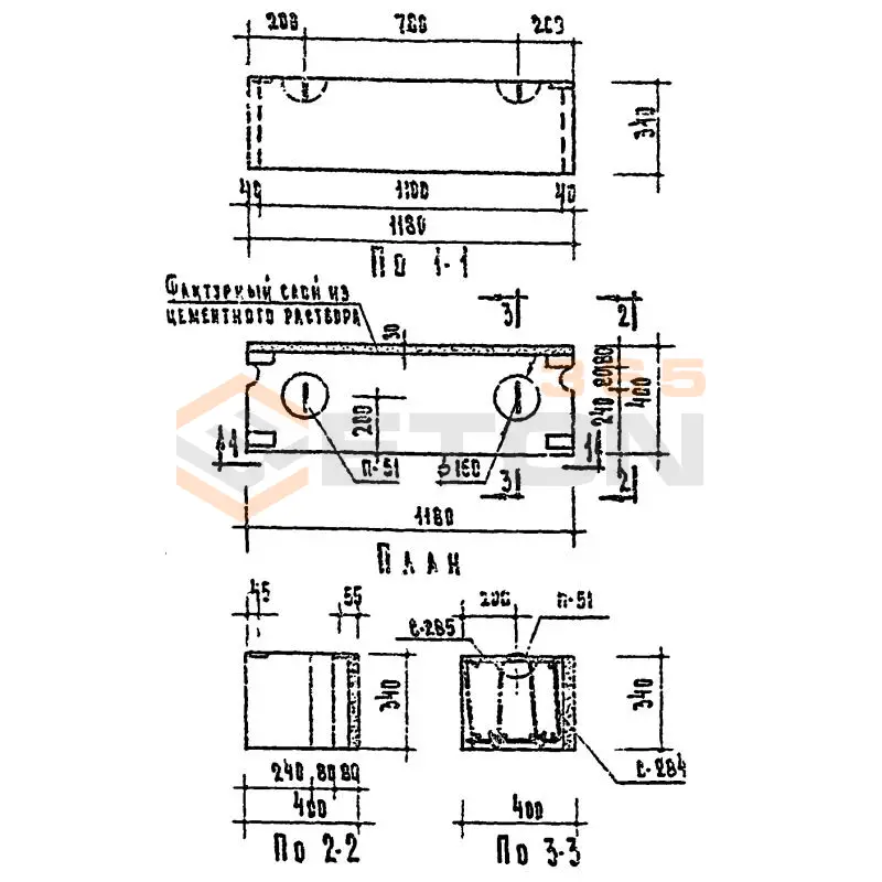 Блоки поясные Серия ИИ 03-05 НМК 62-4