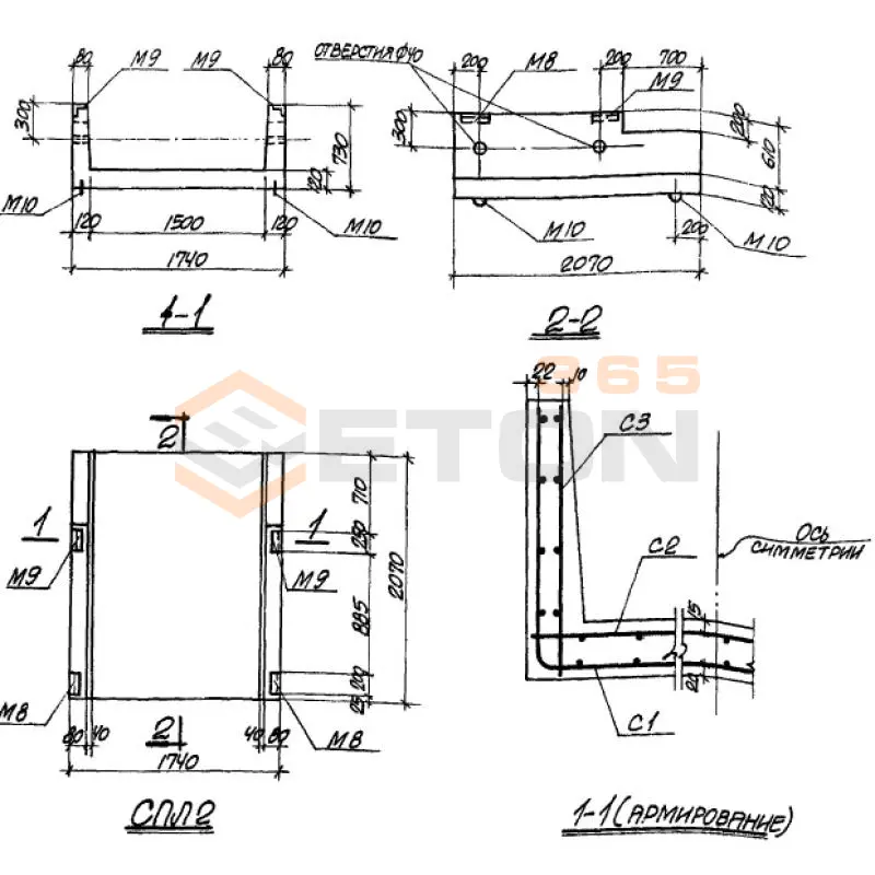 Панели стеновые ТП 905-7 СПЛ 2 (ТП 905-7)