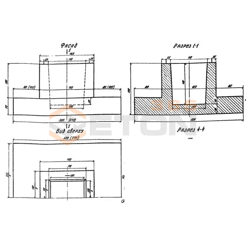 Фундаменты Серия 3.503-28 Ф 16 (3.503-28)