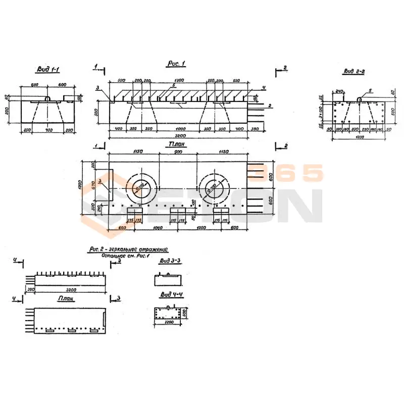 Блоки насадок Серия 3.503.1-79 3БН 32-2-2