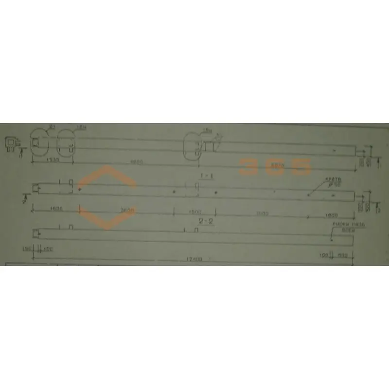Колонны сечением 400х400 мм для зданий с высотами этажей 4,8 и 4,8 (6,0) м Серия 1.020.1-2с/89 5КН 48-124-7 н