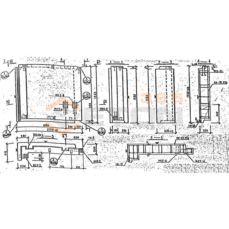 Панели наружных стен Серия 1.232 КЛ-2 НР 3-22-12-35 л (1.232 КЛ-2)