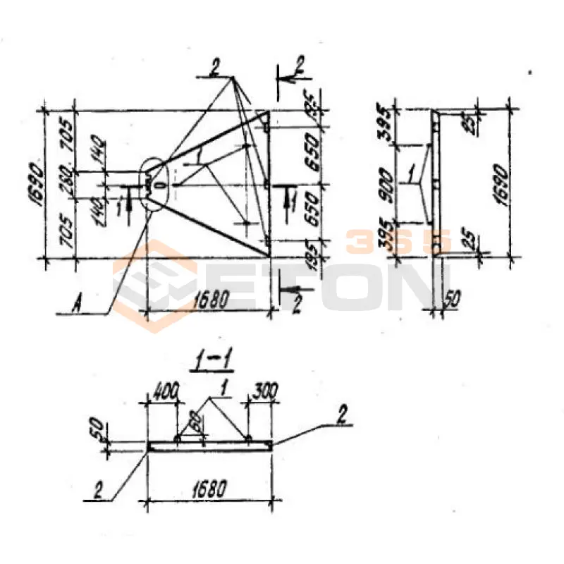 Плиты Серия 1.266.1-3 ПВ 3-1