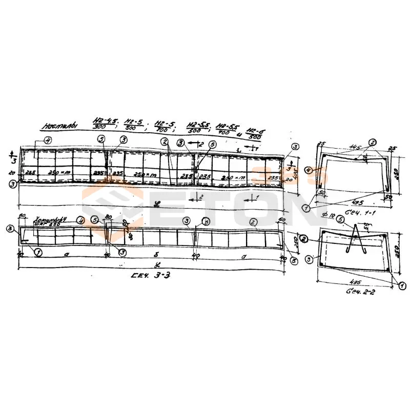 Настил коробчатый Серия В 86 Н 2-5,5-700 (В 86)