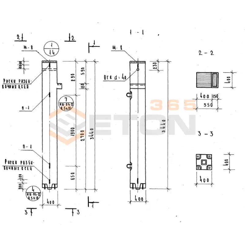 Колонны Серия 1.220-1 КВК 30 (1.220-1)