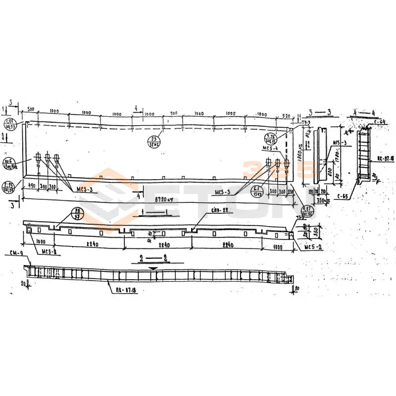 Панели наружных стен Серия 1.232 КЛ-2 НР 2-87-18-35 (1.232 КЛ-2)