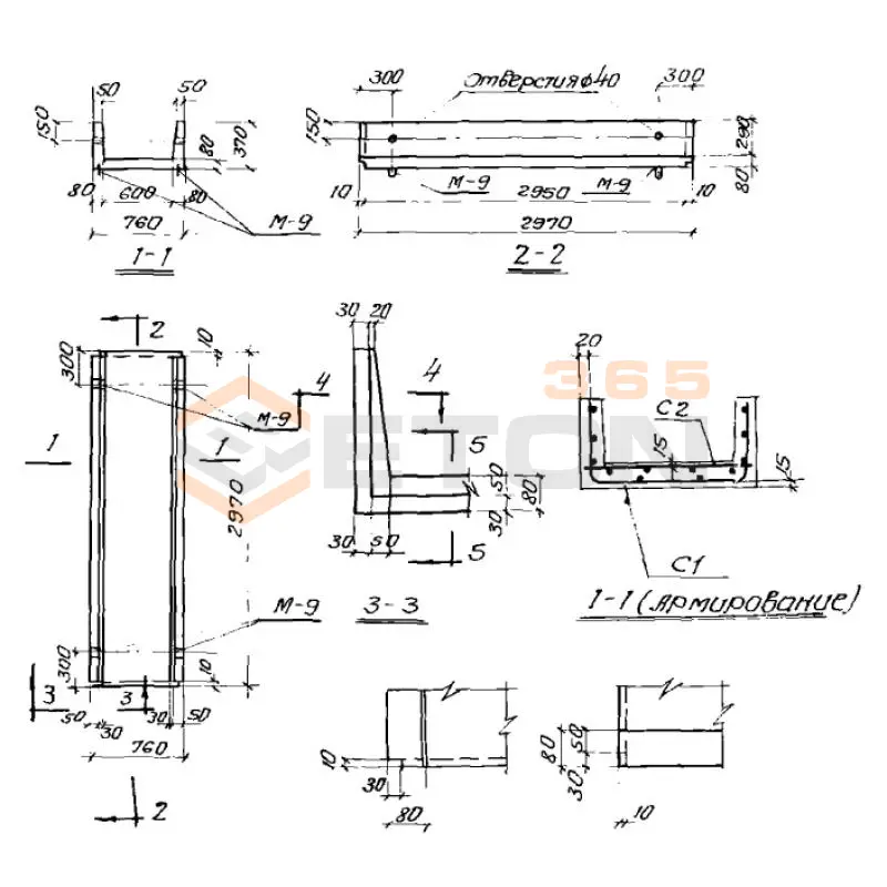 Лотки Л Серия ИС 01-04 Л 1-2