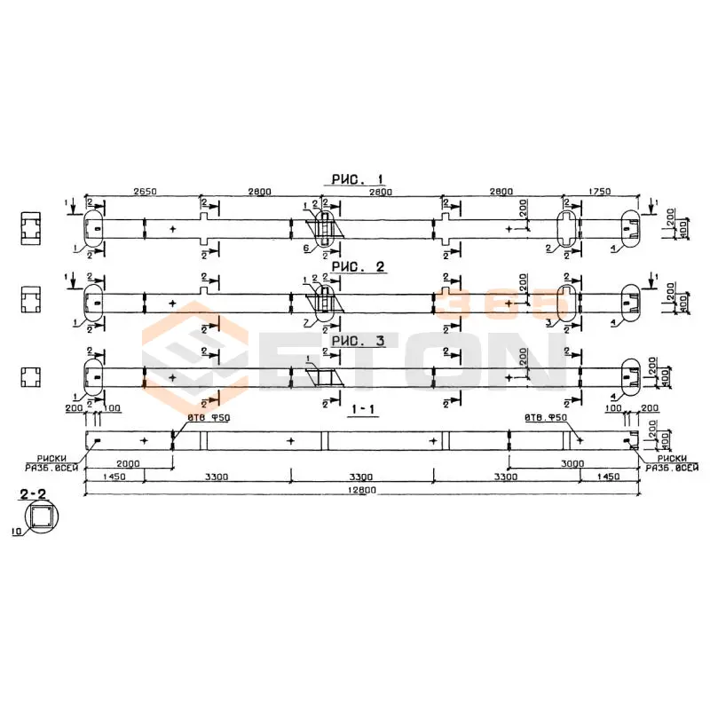 Колонны Серия 1.020-1 5КВО 4,28-1,24 (1.020-1)
