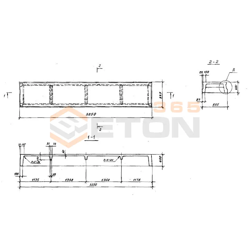 Плиты ребристые Серия 1.442.1-1/87 1П 6-1 АIVт (1.442.1-1.87)