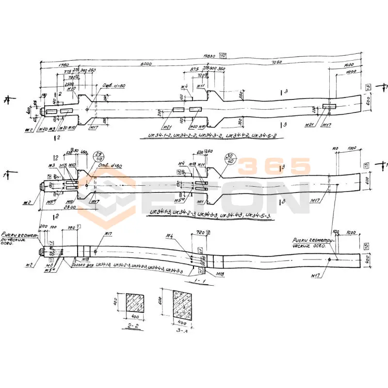 Колонны Серия ИИ 22-3/70 ИК 34-1-3 (ИИ 22-3/70)
