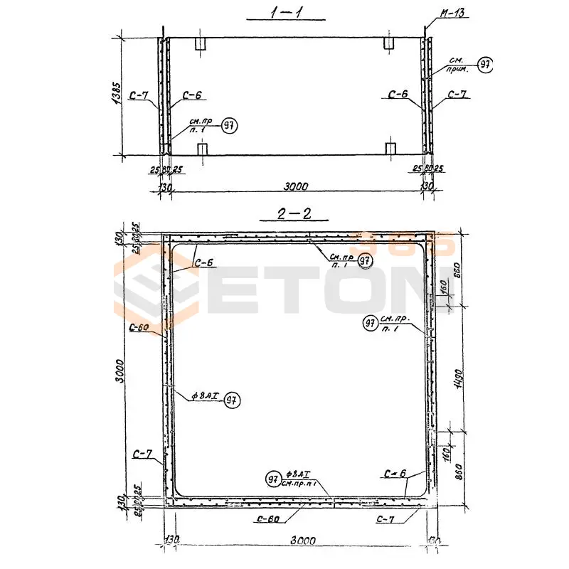 Блоки камер Серия 3.903 КЛ-13 СБК 3,0