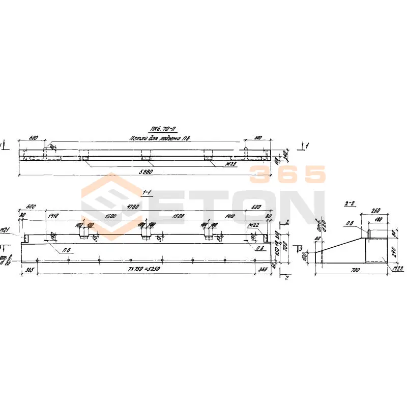 Панели карнизные Серия 1.432-14/80 ПК 6-70 п
