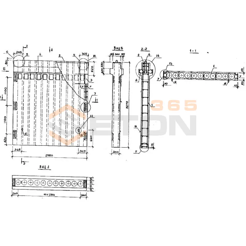 Вентблоки-диафрагмы жесткости Серия 1.034.1-1/90 2ВД 33-30-30