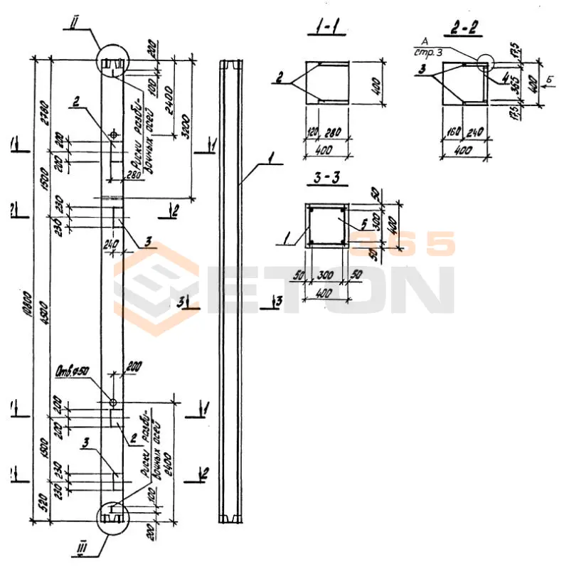 Колонны ТП 901-5-48.90 К 6 (ТП 901-5-48.90)