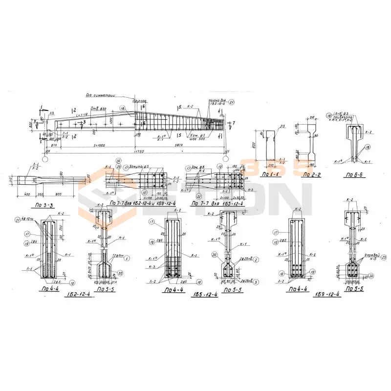 Балки Серия ПК 01-06 1Б 5-12-4