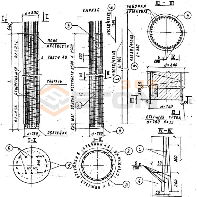 Блоки столбов ИНВ 25442м СВ 5-3 (ИНВ 25442м)