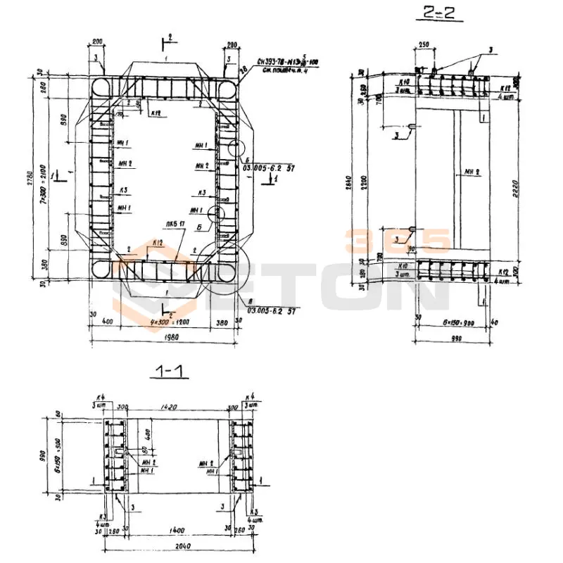 Блоки Серия 03.005-6 БВТ III 1,4-2,2