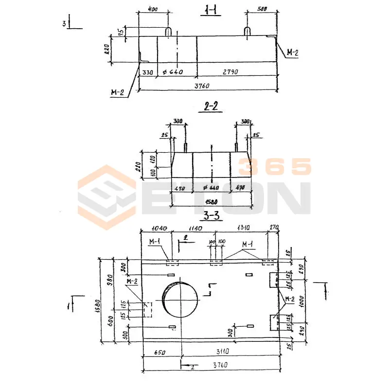 Плиты Серия 3.903 КЛ-13 П 38-16 д