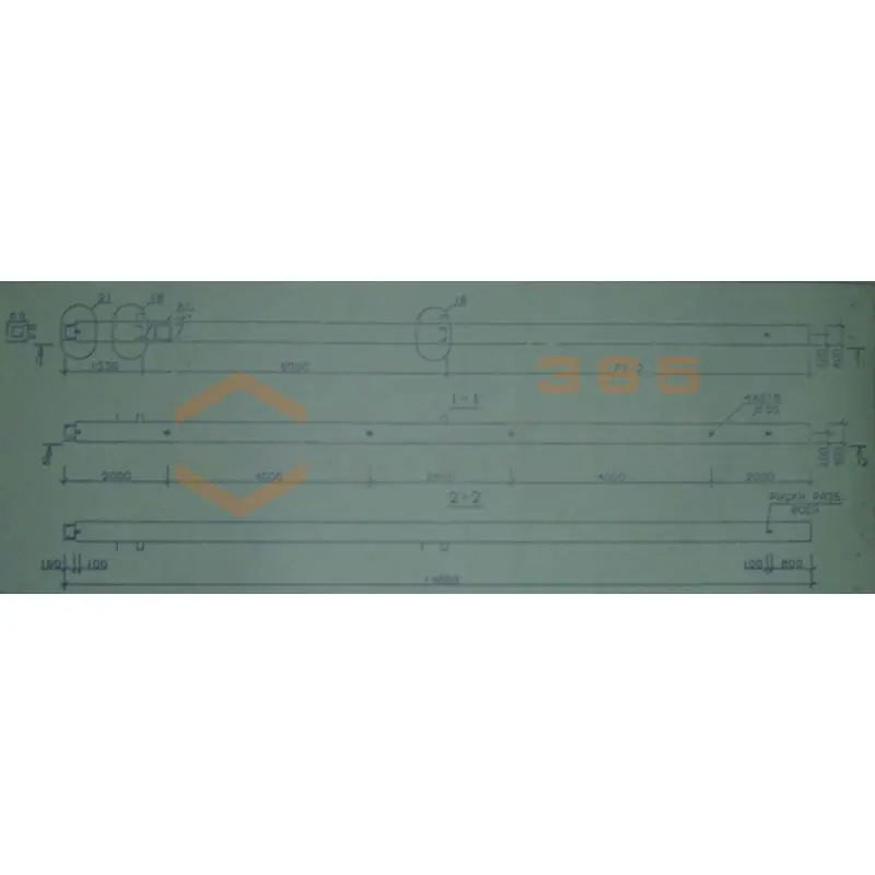 Колонны сечением 400х400 мм для зданий с высотами этажей 5,4-6,0 и 6,0 (7,2) м Серия 1.020.1-2с/89 5КН 60-148-9