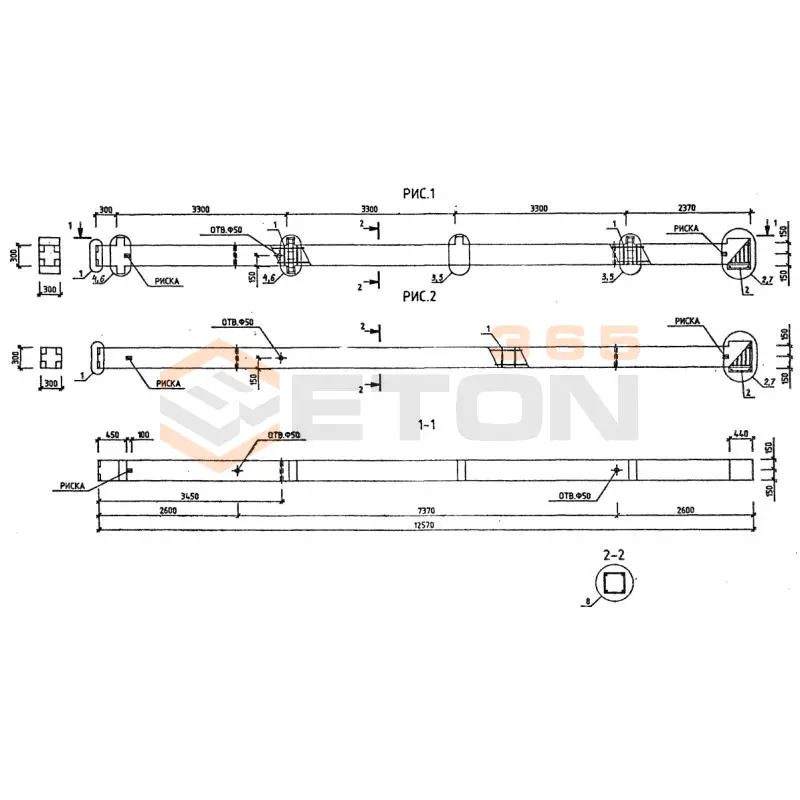 Колонны Серия 1.220.1-3м КДМ4Т 3-33-40,7 (1.220.1-3м)