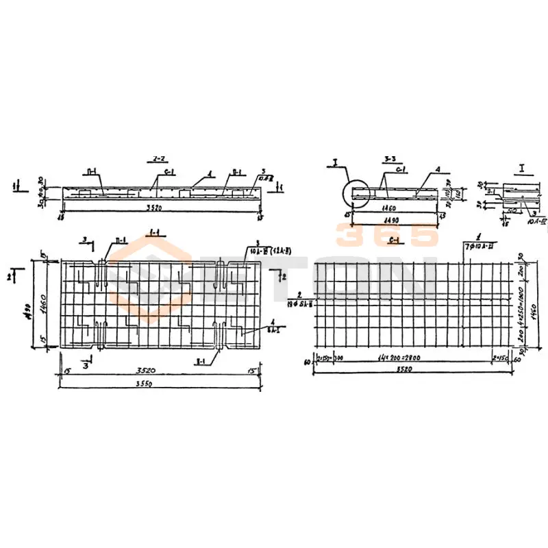 Плиты временных дорог Альбом ПС 192 ДСП 8 у