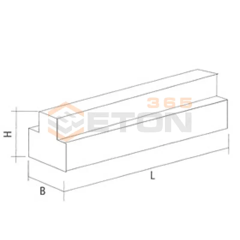 Ригели для опирания многопустотных плит на две полки (РМД) (ш. 346.3-07-31 кжи 2) РМД 57-3 ту 1