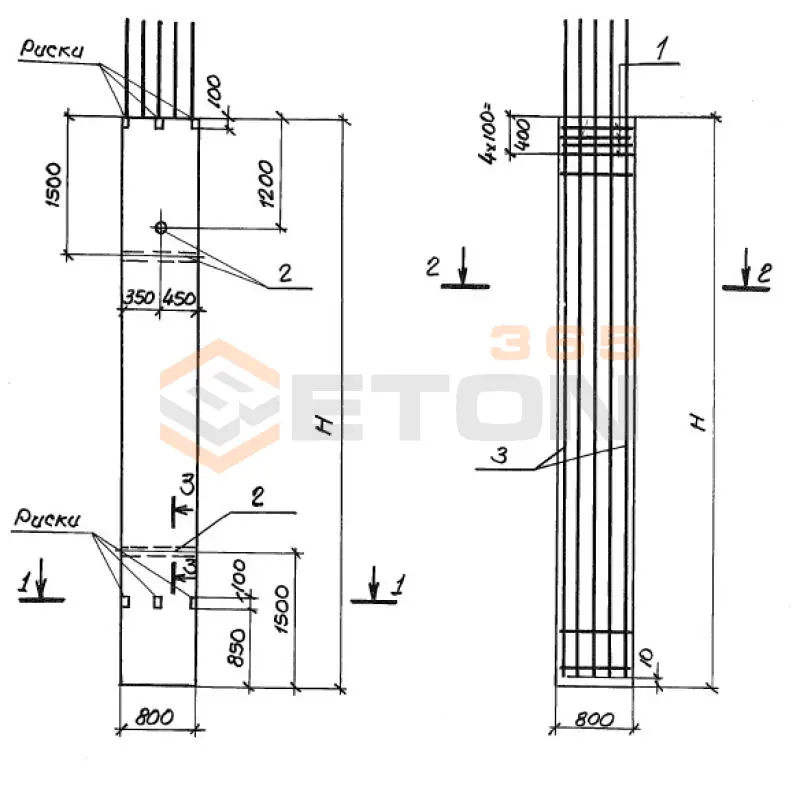 Колонны Серия 3.012-3 2К 106 (3.012-3)
