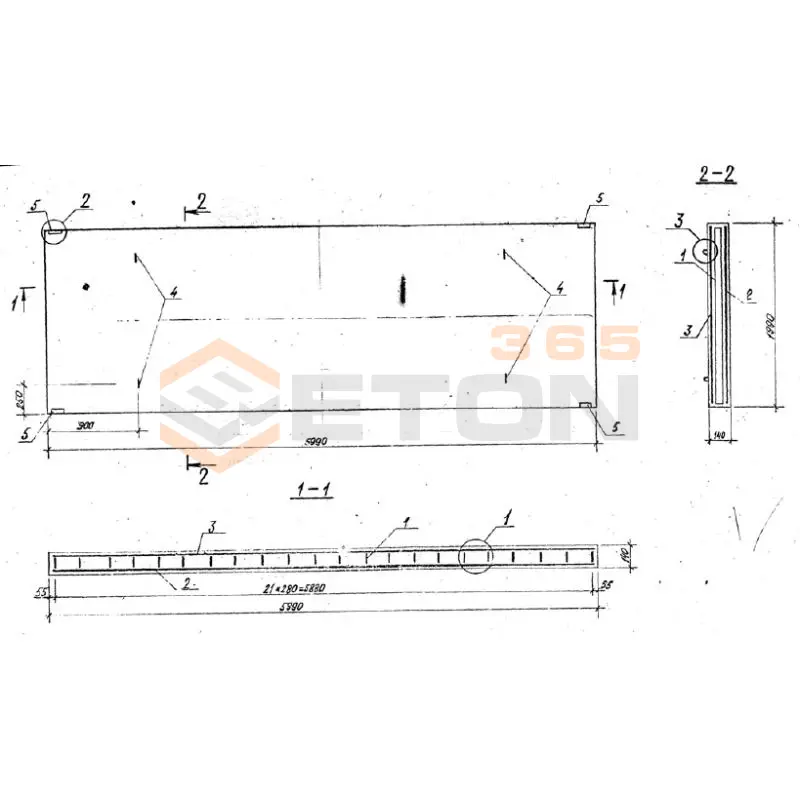 Плиты ТПР 57-007-85 ПР 60-20-1,4