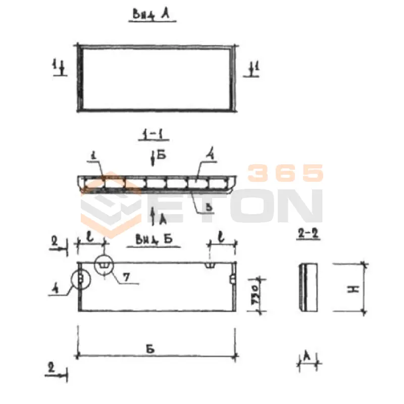 Наружные стеновые панели Серия КУБ 2,5 ГНП 21-10-3,5