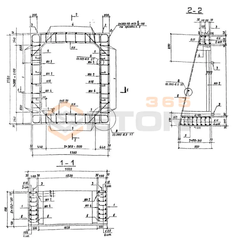 Блоки Серия 03.005-6 БВТ II 1,8-2,2 пв