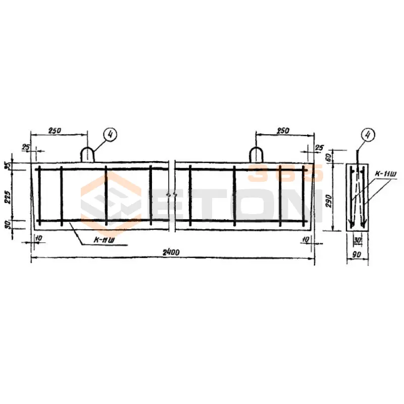 Перемычки Серия ИИ 01-02 ШБ 5 (ИИ 01-02)