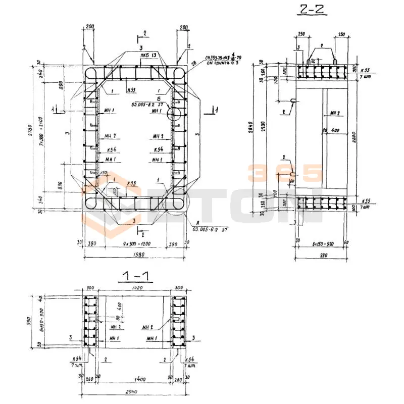 Блоки Серия 03.005-6 БВС II 1,4-2,2
