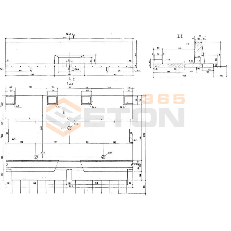 Блоки тротуарные Серия 3.503-14 ПТ 2