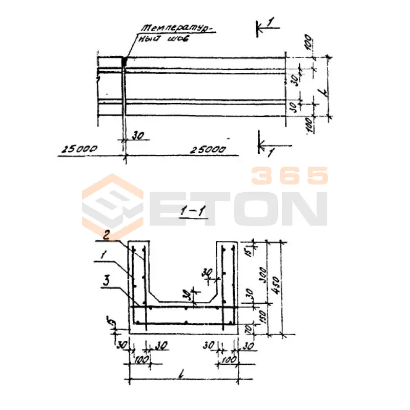 Лотки монолитные ТПР 320-069.86 Л 2 (ТПР 320-069.86)