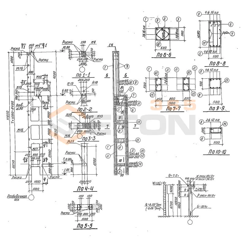 Колонны Серия КЭ 01-52 КД 2-37