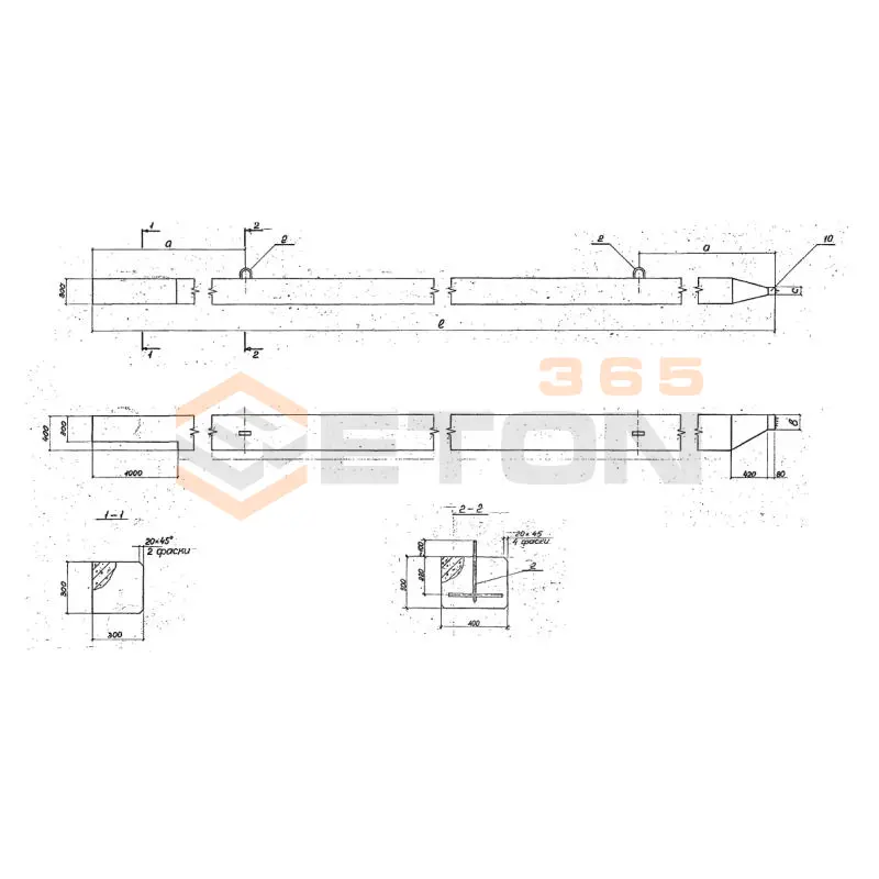 Сваи анкерные Серия 3.504.1-23 АС 70-30