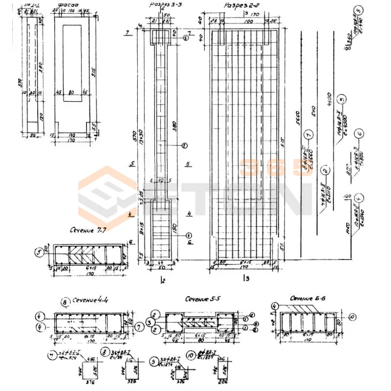 Блоки стен ТП 503-49 СТ 5 (ТП 503-49)