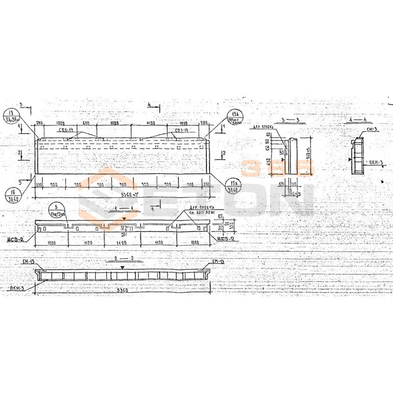 Панели наружных стен Серия 1.232 КЛ-2 НР 4-54-9-35 (1.232 КЛ-2)