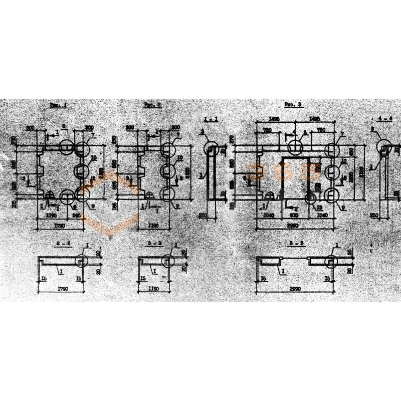 Панели наружных стен нулевого цикла Серия 1.090.1-2с ПСЦ 12-21-2,5 пс9 (1.090.1-2с)