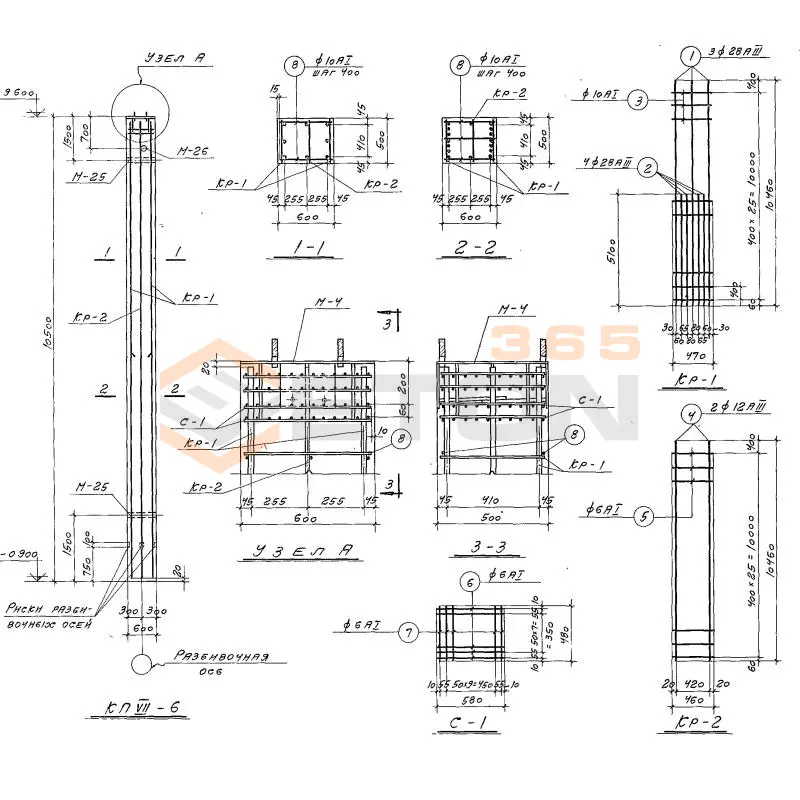 Колонны Серия КЭ 01-49 КП 7-6