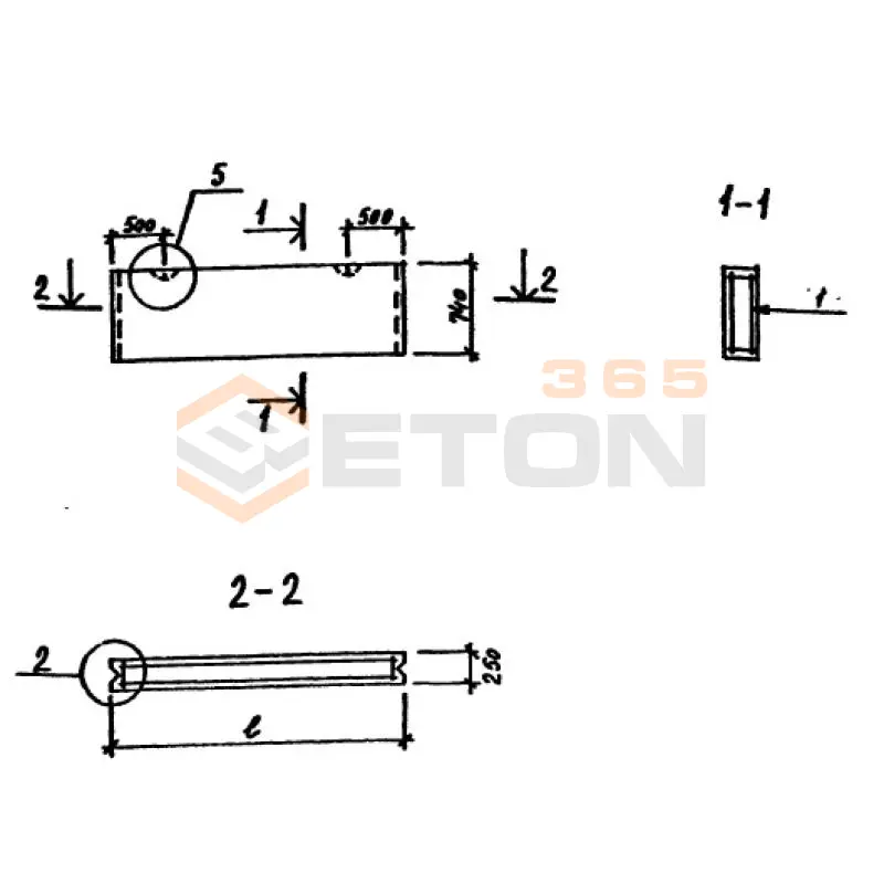 Блоки стеновые наружные ТП 213-2-183 СБН 57-7-2,5-7 я (ТП 213-2-183)