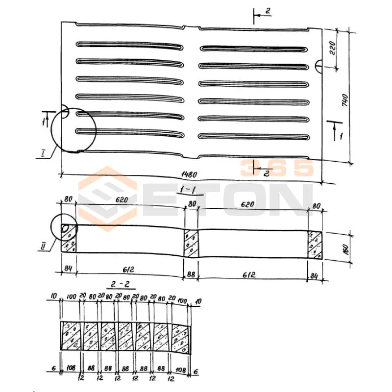 Плиты Шифр В 019 ПР 74-148-16 (Шифр В 019)