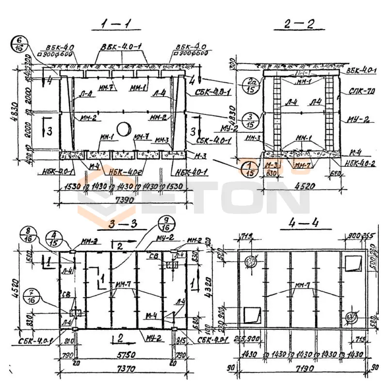 Камеры тепловые Серия 3.903 КЛ-13 Камера 4,0-7,0-4,0