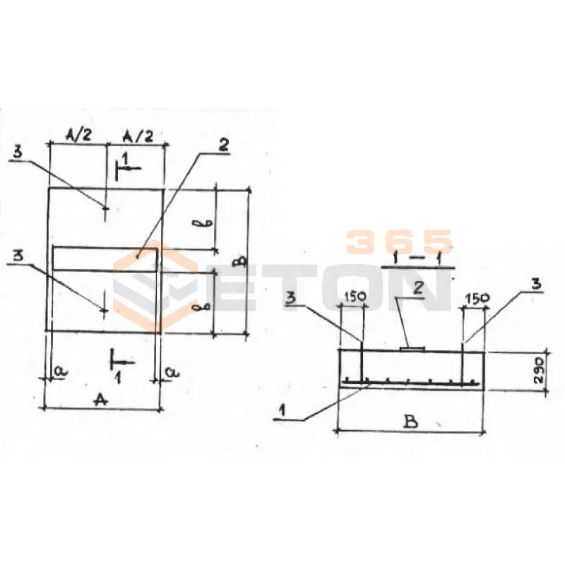 Опорные подушки ОП серия 3.006.1-2/87 ОП 9