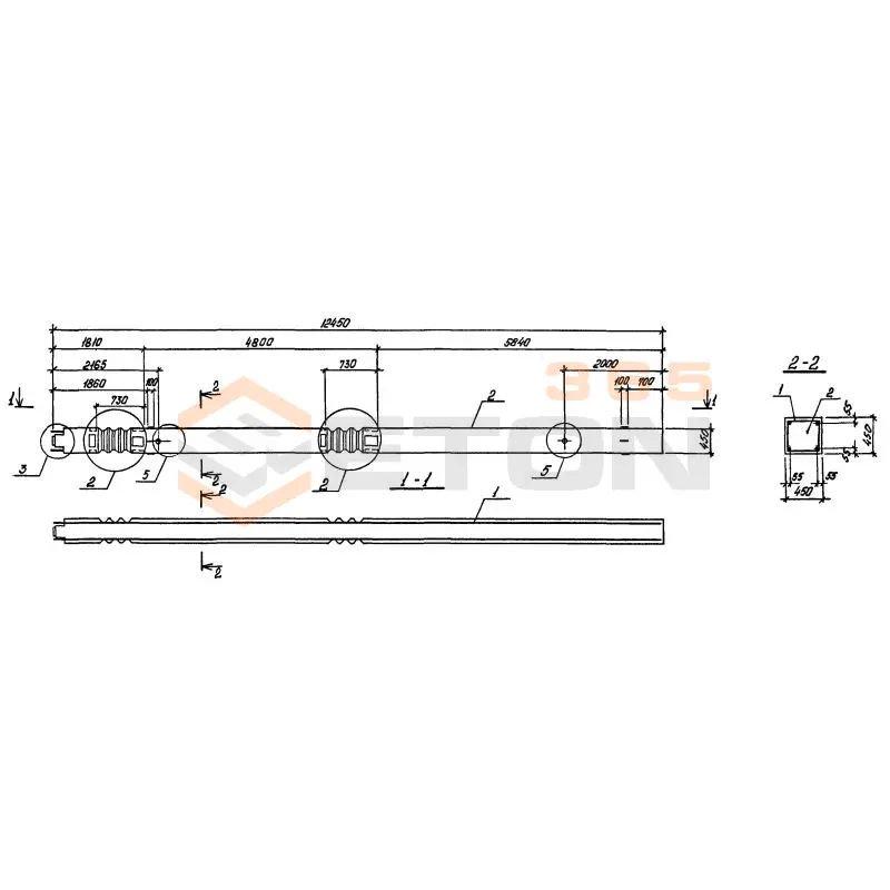 Колонны ГОСТ 27108-86 К 11-6 (ГОСТ 27108-86)