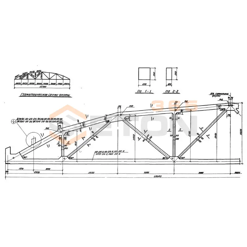 Фермы Серия ПК 01-27 ФСУД 6-24-3 а