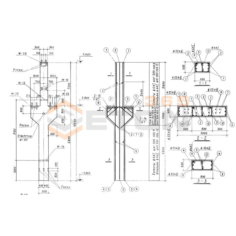 Колонны Серия КЭ 01-49 КП 6-137