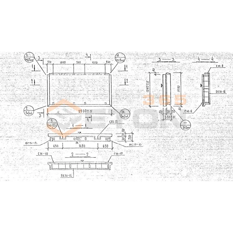 Панели наружных стен Серия 1.232 КЛ-2 НР 1-30-15-35 м (1.232 КЛ-2)