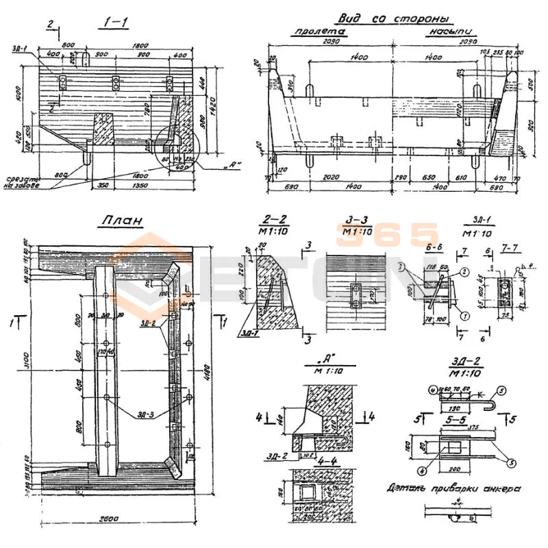 Блоки шкафные ТП 501-259 Ш 3 (ТП 501-259)